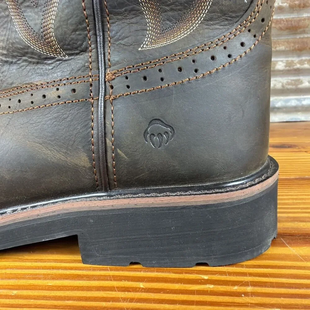 Wolverine Rancher Square Toe Boots Mens US 13M Soft Toe Wellington PRISTINE!!